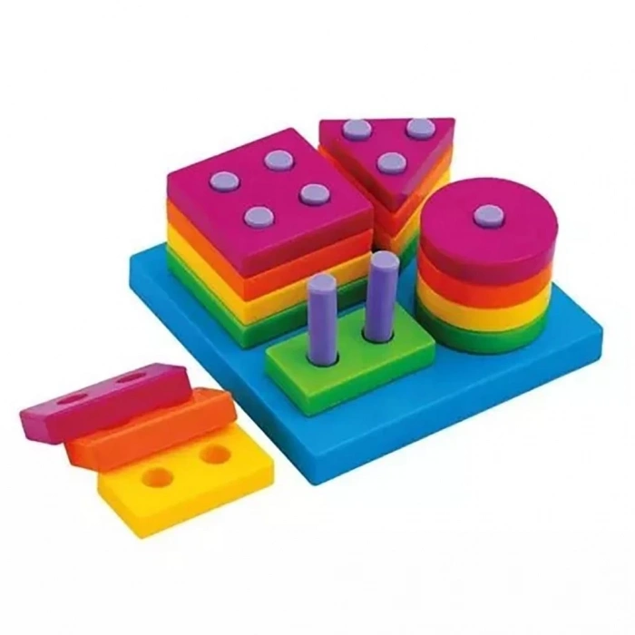 Mey İthalat® Kiki Geometrik Şekiller Bulmaca AE-1410
