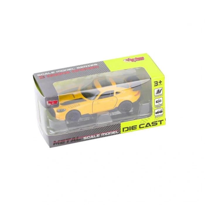 Mey İthalat® KM-36201A-Kutulu Çek Bırak 1:36 Metal Araba