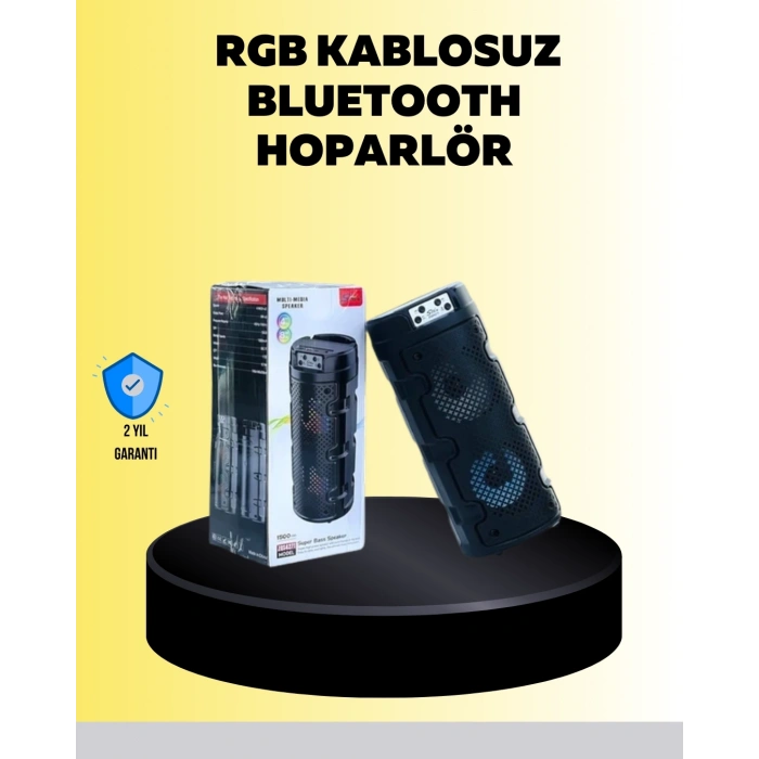 Mey İthalat® Kompakt ve Şık Tasarımlı Taşınabilir Hoparlör