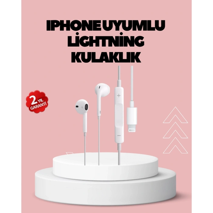 Mey İthalat® Konforlu Ergonomik Kare Tasarımlı Müzik ve Çağrı Kulaklığı