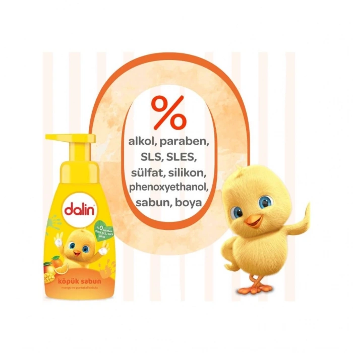 Mey İthalat®   Köpük Sabun Mango ve Portakal Kokulu 200 ml