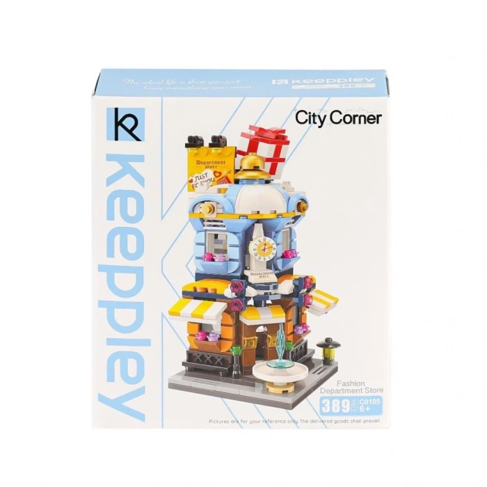 Mey İthalat® KP0105 City Corner Department Store Blok Seti 389 Parça