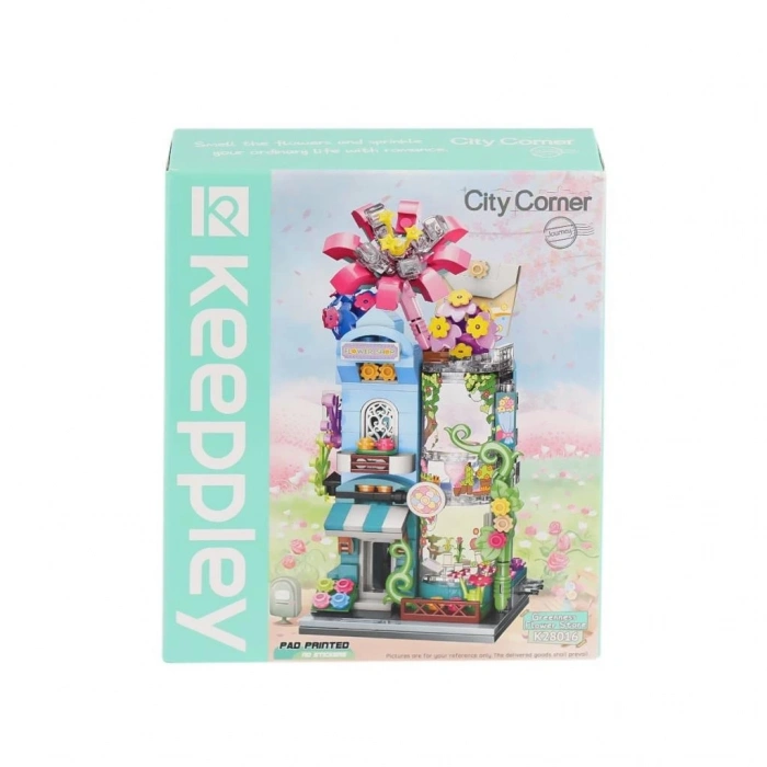 Mey İthalat® KP28016 Keeppley Grenness Flower Store Blok Seti