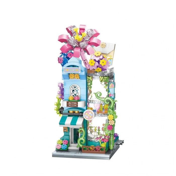 Mey İthalat® KP28016 Keeppley Grenness Flower Store Blok Seti