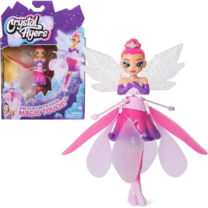 Mey İthalat® Kristal Kanatlı Sihirli Uçan Oyuncak Bebek Kristal Flyers