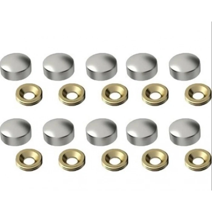 Mey İthalat® Krom Vida Tapası 20 mm 10 Adet