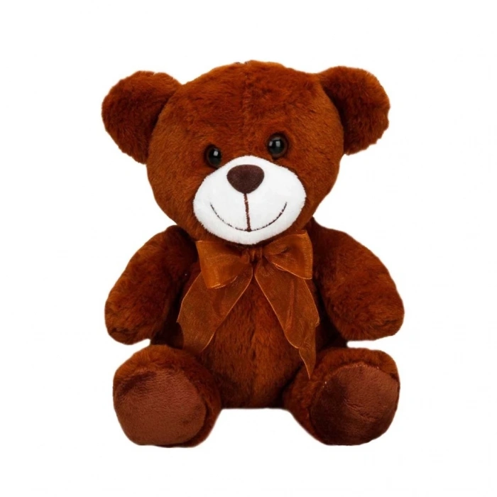 Mey İthalat®  Kurdeleli Peluş Ayı 21 cm