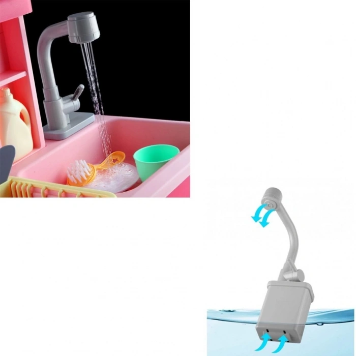 Mey İthalat® LC-30916  Pilli İnteraktif Lavabo Seti 21 Parça