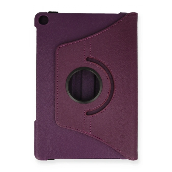 Mey İthalat®  Lenovo Tab M10 TB328FU Kılıf 360 Tablet Deri Kılıf - Mürdüm