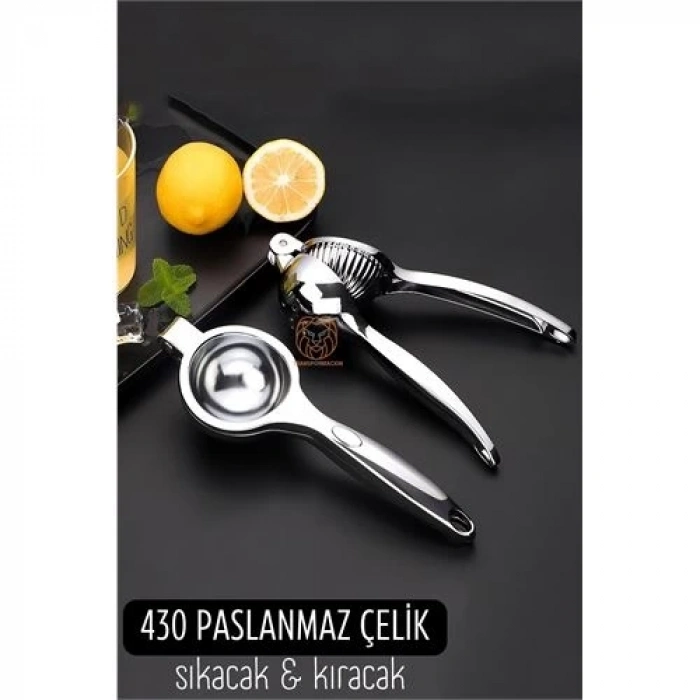 Mey İthalat® Limon Sıkacağı Paslanmaz Çelik