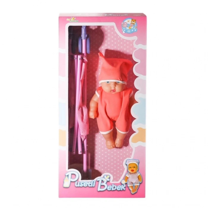 Mey İthalat® LMN-207 Pusetli Bebek -Limon Oyuncak