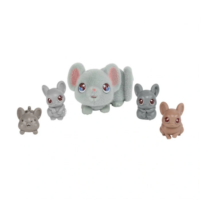 Mey İthalat® LP301100 Little Live Pets Anne Fare ve Yavruları Oyun Seti - 26510