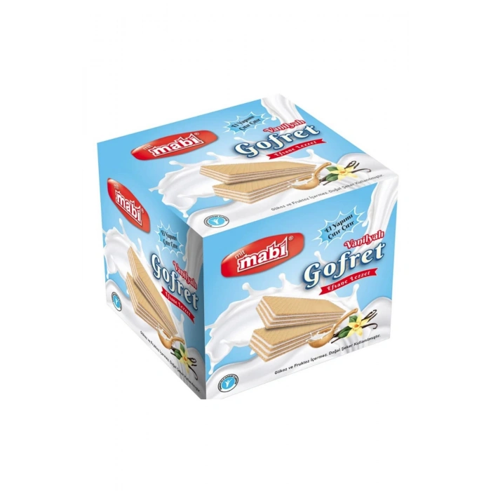 Mey İthalat® Mabi El Yapimi citir Gofret Vanilyali 600GR