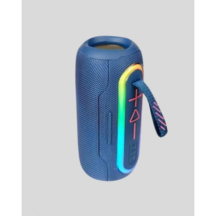 Mey İthalat® Mavi Taşınabilir Bluetooth Hoparlör Kompakt Tasarım ve Güçlü Ses