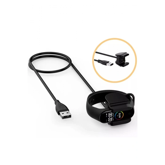 Mey İthalat®  MC05 Şarj Adaptörü 100cm  Mi Band 4
