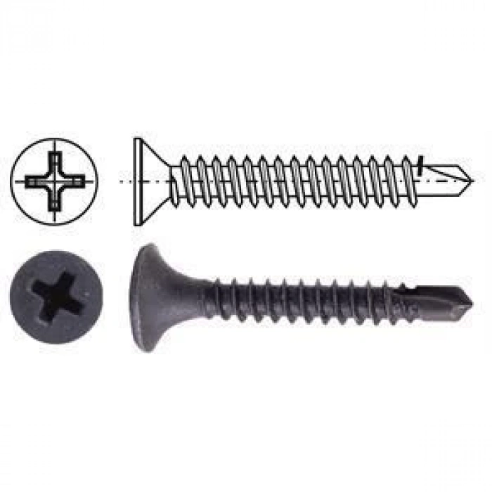 Mey İthalat® Meridyen 3,5x45 Matkap Uçlu Alçıpan Vidası 500 Adet