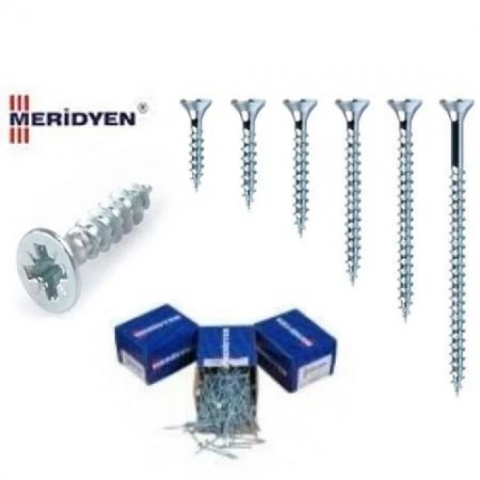 Mey İthalat® Meridyen Sunta Vidası 5X20 (50 Adet)