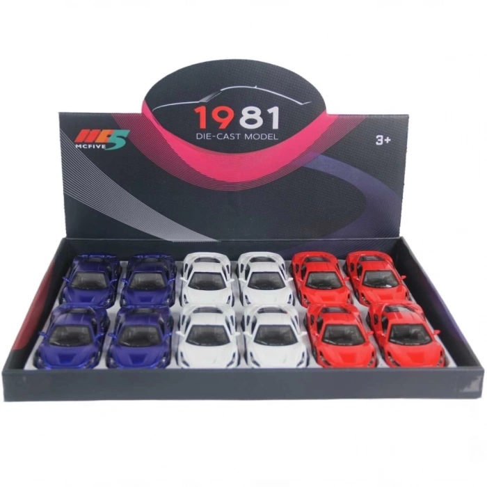 Mey İthalat® Metal Çek Bırak Spor Araba 6636-68