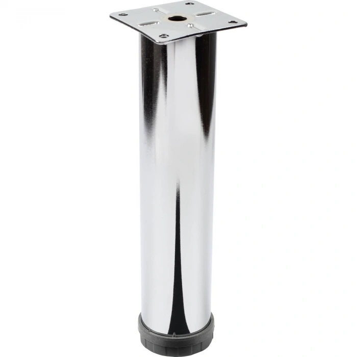Mey İthalat® Metal Krom Ayak 42 mm Çap 12 cm Yükseklik