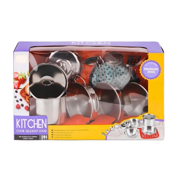 Mey İthalat® Metal Yemek Seti