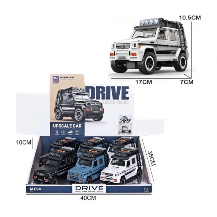 Mey İthalat® MG-D700-04 Işıklı Müzikli Lüks Jeep -Vardem Oyuncak