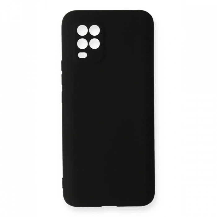 Mey İthalat®   Mi 10 Lite Kılıf First Silikon - Siyah