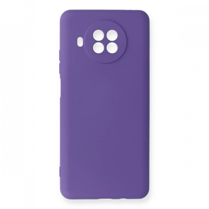 Mey İthalat®   Mi 10T Lite Kılıf Nano içi Kadife Silikon - Mor