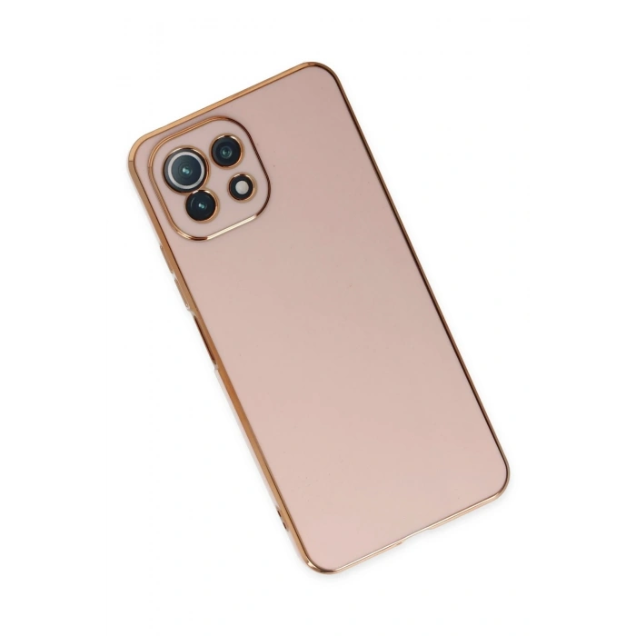 Mey İthalat®   Mİ 11 Lite Kılıf Volet Silikon - Pembe