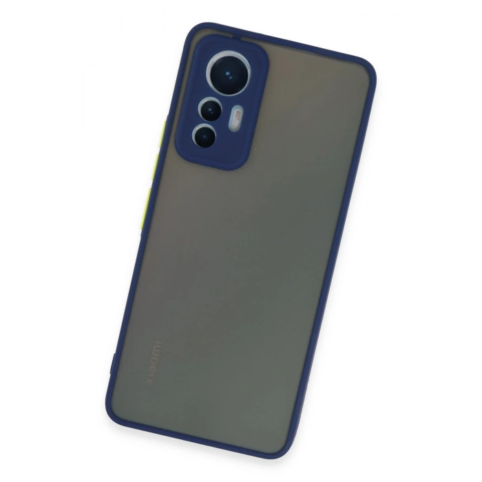 Mey İthalat®   Mi 12 Lite Kılıf Montreal Silikon Kapak - Lacivert