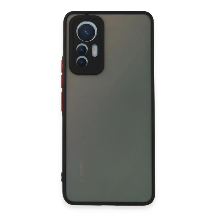 Mey İthalat®   Mi 12 Lite Kılıf Montreal Silikon Kapak - Siyah