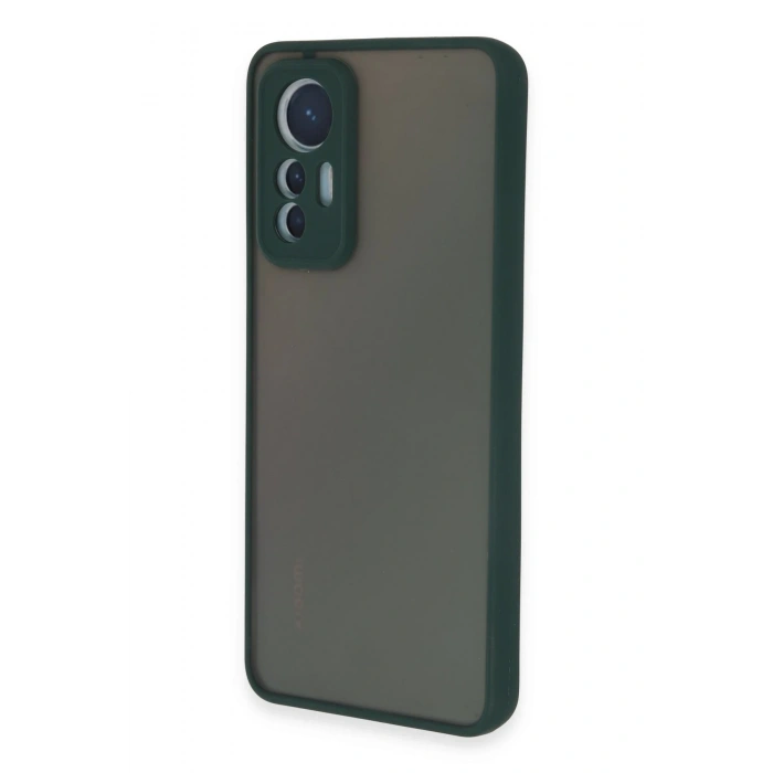 Mey İthalat®   Mi 12 Lite Kılıf Montreal Silikon Kapak - Yeşil