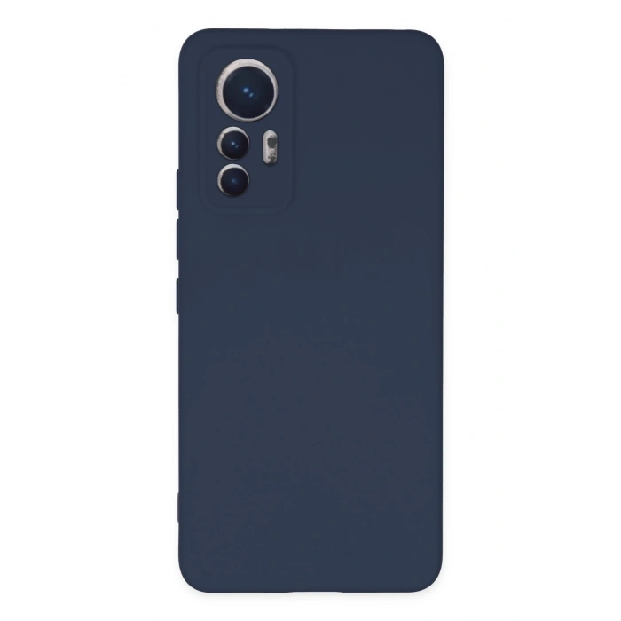 Mey İthalat®   Mi 12 Lite Kılıf Nano içi Kadife Silikon - Lacivert
