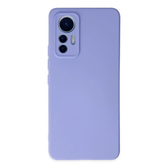 Mey İthalat®   Mi 12 Lite Kılıf Nano içi Kadife Silikon - Lila