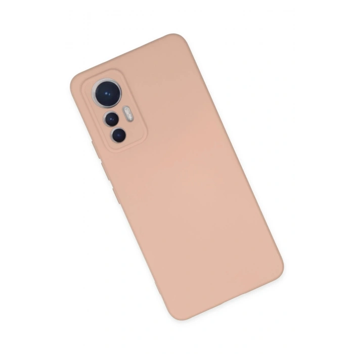 Mey İthalat®   Mi 12 Lite Kılıf Nano içi Kadife Silikon - Pudra