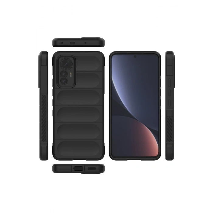 Mey İthalat®   Mi 12 Lite Kılıf Optimum Silikon - Siyah