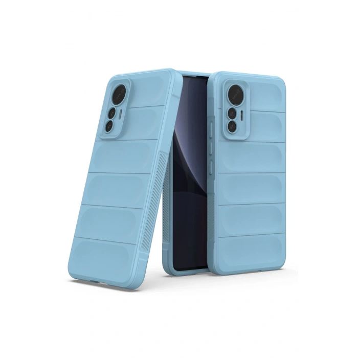 Mey İthalat®   Mi 12 Lite Kılıf Optimum Silikon - Sky Blue