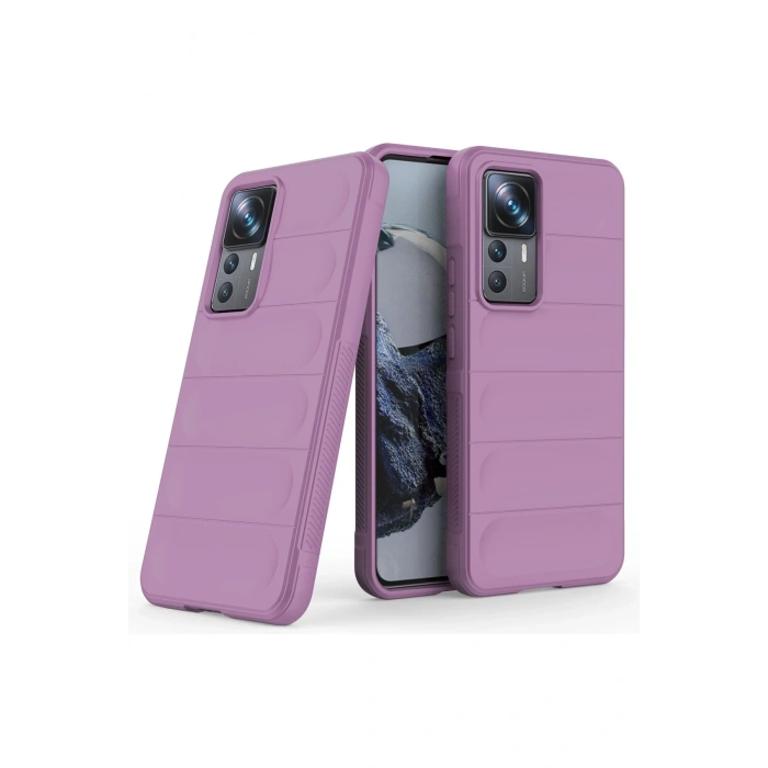 Mey İthalat®   Mi 12T Pro Kılıf Optimum Silikon - Mor