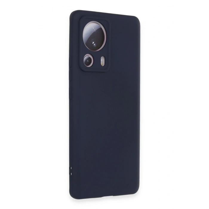 Mey İthalat®   Mi 13 Lite Kılıf Nano içi Kadife Silikon - Lacivert