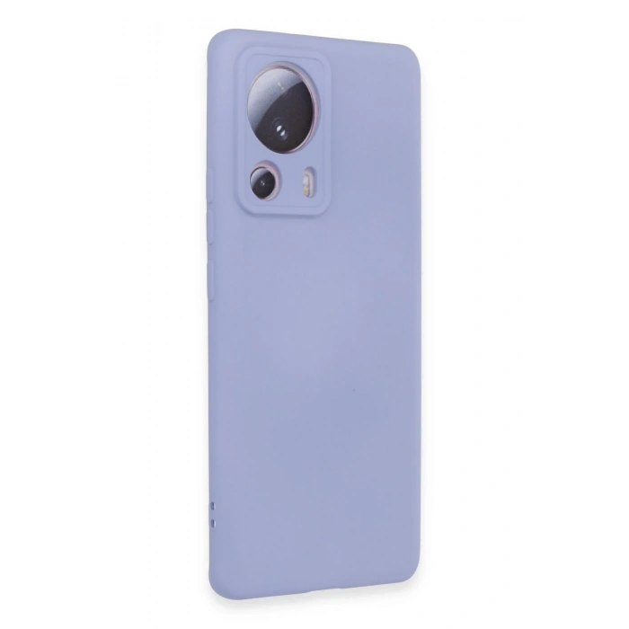 Mey İthalat®   Mi 13 Lite Kılıf Nano içi Kadife Silikon - Lila