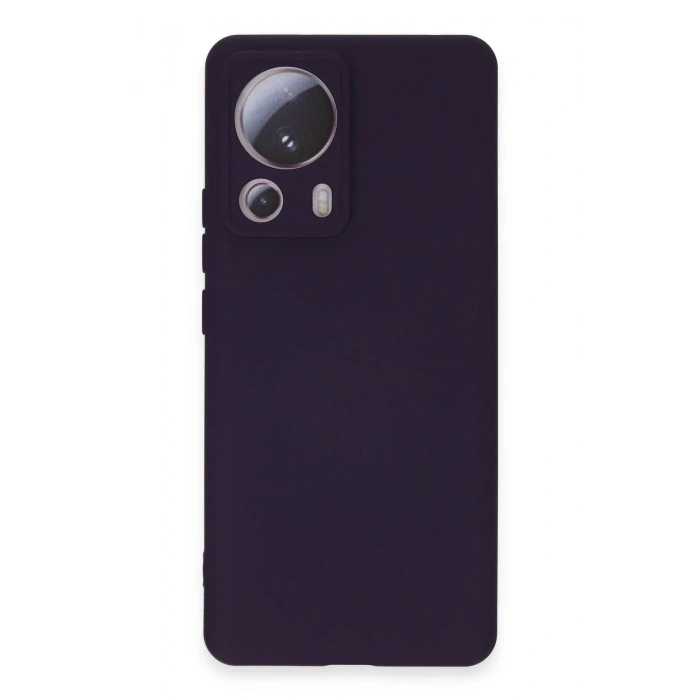 Mey İthalat®   Mi 13 Lite Kılıf Nano içi Kadife Silikon - Mor