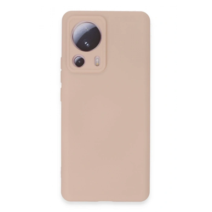 Mey İthalat®   Mi 13 Lite Kılıf Nano içi Kadife Silikon - Pudra