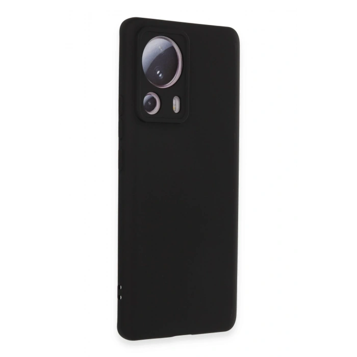 Mey İthalat®   Mi 13 Lite Kılıf Nano içi Kadife Silikon - Siyah