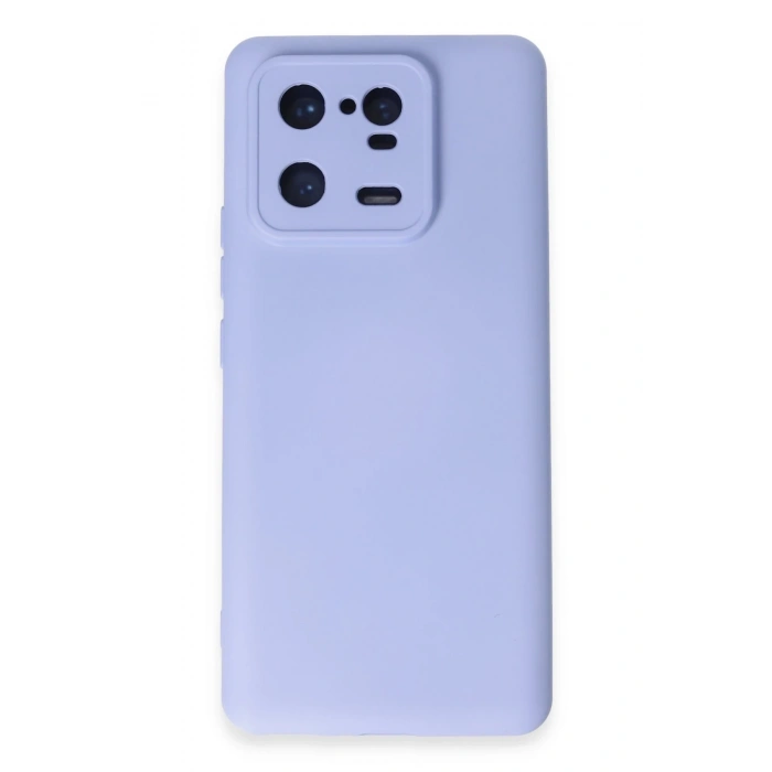 Mey İthalat®   Mi 13 Pro Kılıf Nano içi Kadife Silikon - Lila