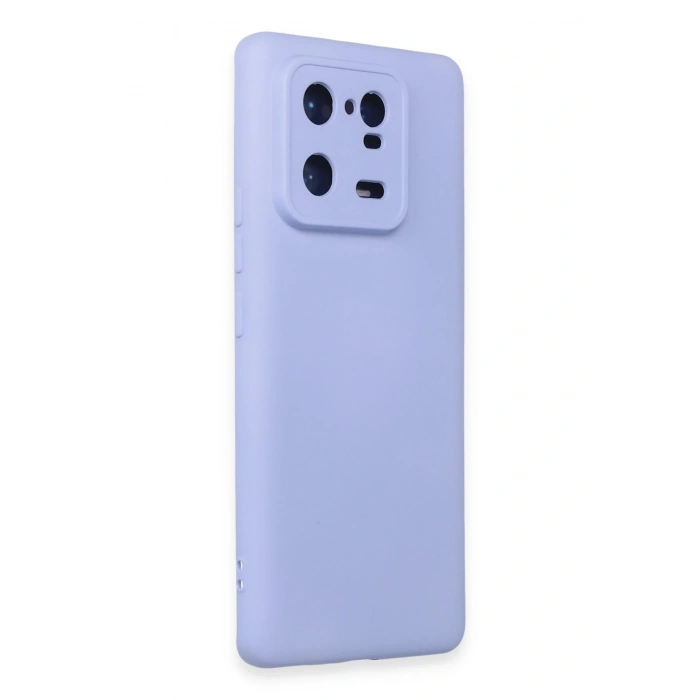 Mey İthalat®   Mi 13 Pro Kılıf Nano içi Kadife Silikon - Lila