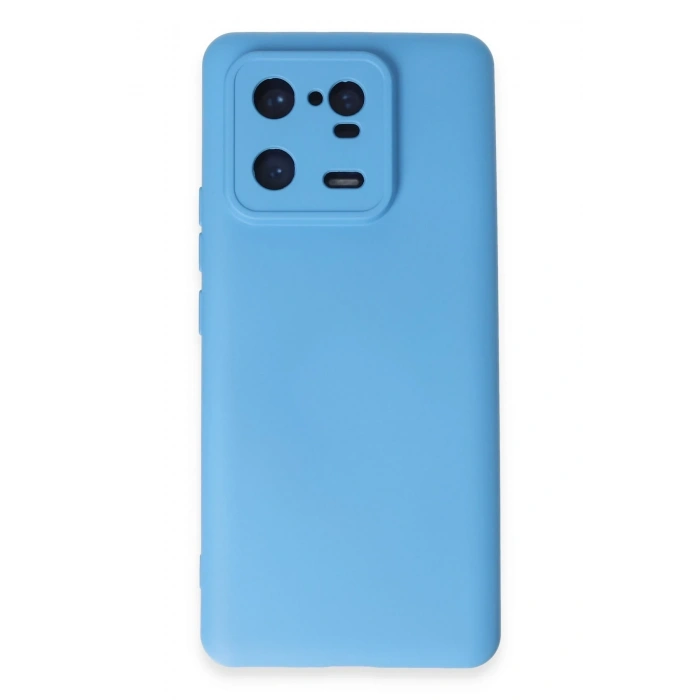 Mey İthalat®   Mi 13 Pro Kılıf Nano içi Kadife Silikon - Mavi