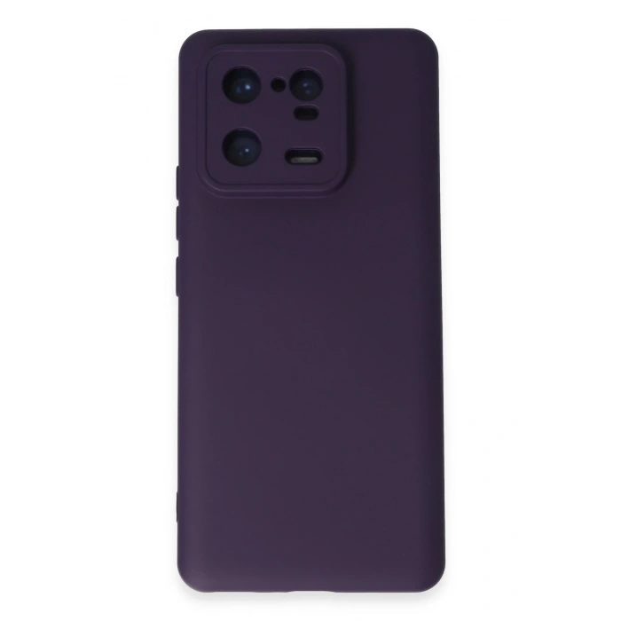 Mey İthalat®   Mi 13 Pro Kılıf Nano içi Kadife Silikon - Mor