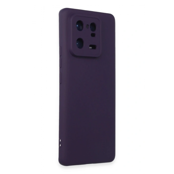 Mey İthalat®   Mi 13 Pro Kılıf Nano içi Kadife Silikon - Mor