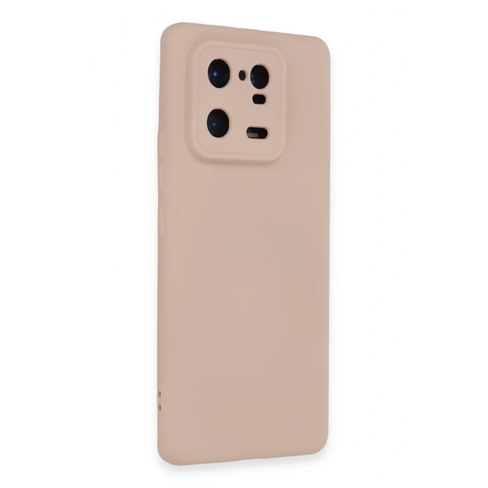 Mey İthalat®   Mi 13 Pro Kılıf Nano içi Kadife Silikon - Pudra