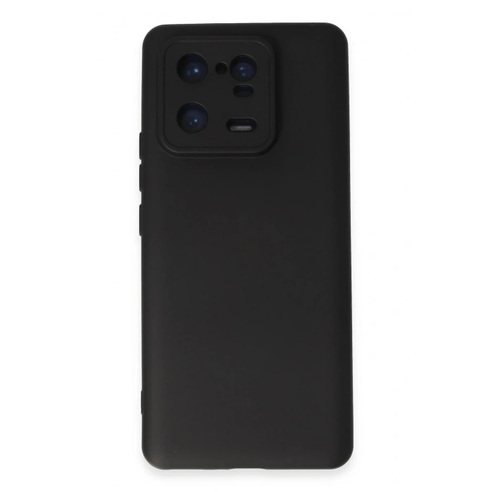 Mey İthalat®   Mi 13 Pro Kılıf Nano içi Kadife Silikon - Siyah