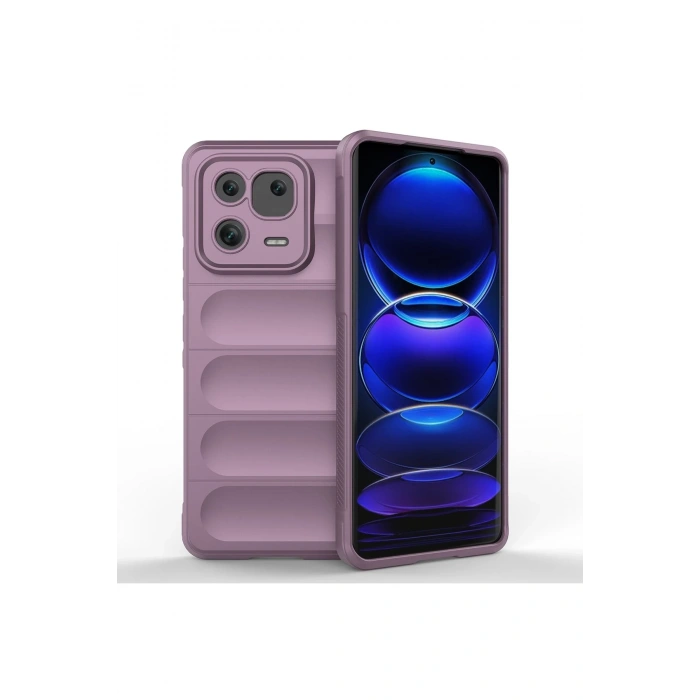 Mey İthalat®   Mi 13 Pro Kılıf Optimum Silikon - Mor